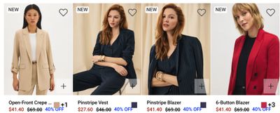 Suzy Shier & Le Chateau Canada: 40% off Regular Priced Styles + Sale up to 60% off