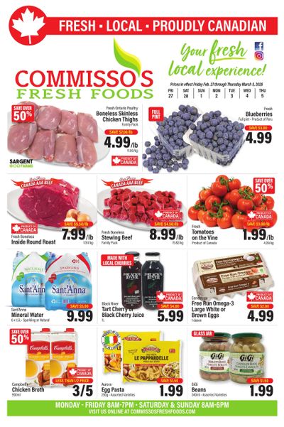 Commisso's Fresh Foods Flyer February 27 to March 5