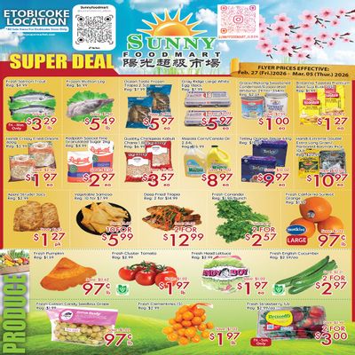Sunny Foodmart (Etobicoke) Flyer February 27 to March 5