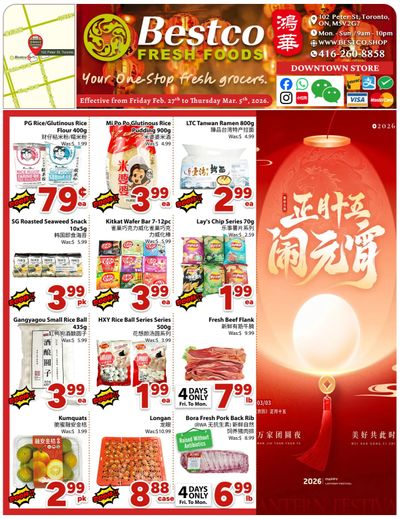 BestCo Food Mart (Downtown Toronto) Flyer February 27 to March 5