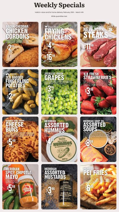 Meridian Farm Market Flyer February 26 to March 4