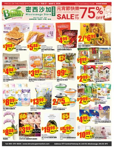 Btrust Supermarket (Mississauga) Flyer February 27 to March 5