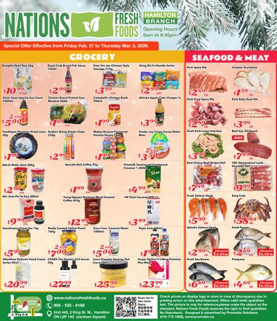Nations Fresh Foods (Hamilton) Flyer February 27 to March 5
