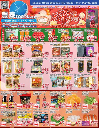 FoodyMart (Warden) Flyer February 27 to March 5