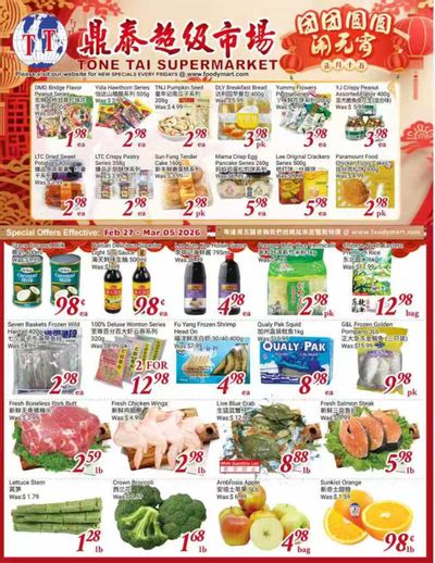 Tone Tai Supermarket Flyer February 27 to March 5