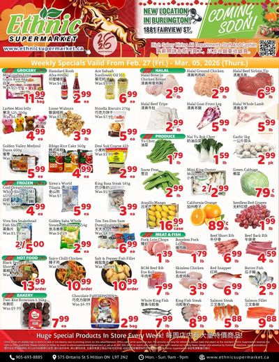 Ethnic Supermarket (Milton) Flyer February 27 to March 5