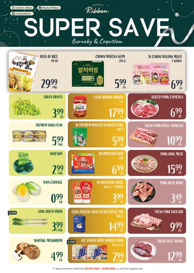 Market Ribbon Flyer February 27 to March 5