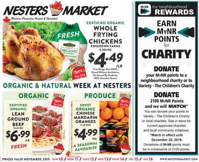 Nesters Market Flyer November 10 to 16