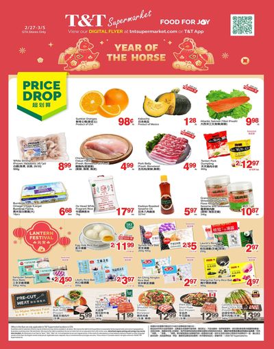 T&T Supermarket (GTA) Flyer February 27 to March 5