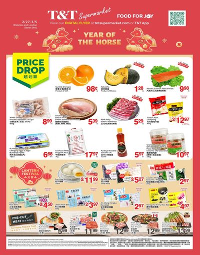 T&T Supermarket (London & Waterloo) Flyer February 27 to March 5