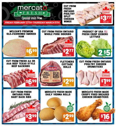 Mercato Fresh Flyer February 27 to March 5