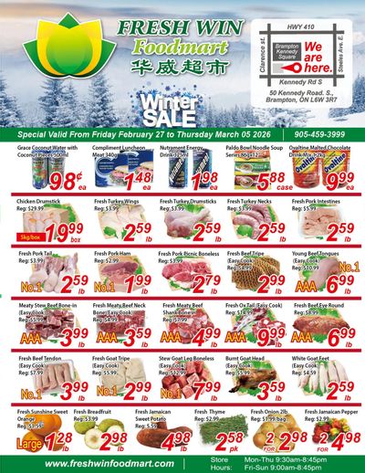 Fresh Win Foodmart Flyer February 27 to March 5