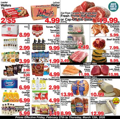 Greco's Fresh Market Flyer February 27 to March 12