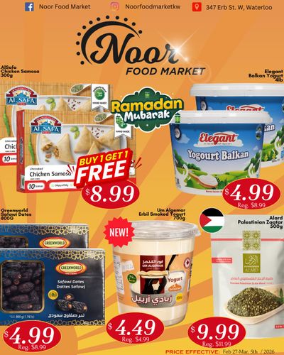 Noor Food Market Flyer February 27 to March 5