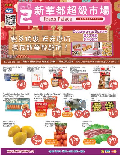 Fresh Palace Supermarket Flyer February 27 to March 5