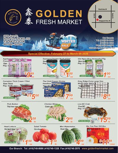Golden Fresh Market Flyer February 27 to March 5