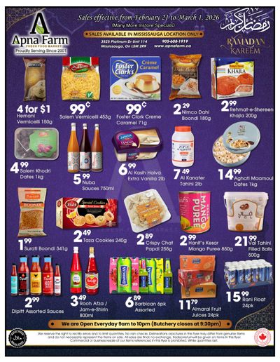 Apna Farm Flyer February 21 to March 1