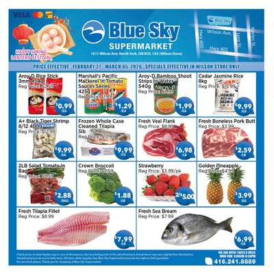 Blue Sky Supermarket (North York) Flyer February 27 to March 5