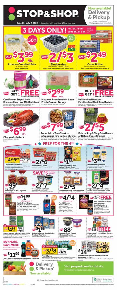 Stop & Shop Weekly Ad & Flyer June 26 to July 2