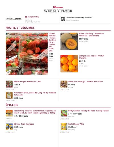 Mike Dean Local Grocer Flyer February 26 to March 5