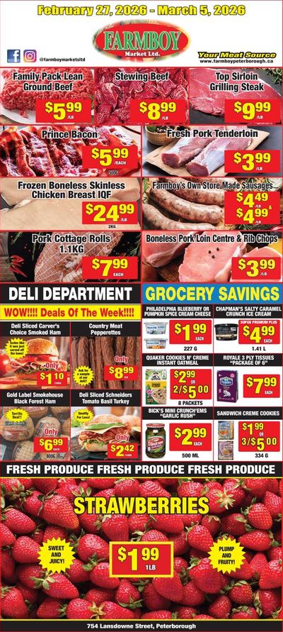 Farmboy Peterborough Flyer February 27 to March 5