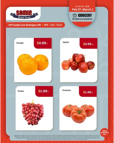 Samir Supermarket Flyer February 27 to March 1