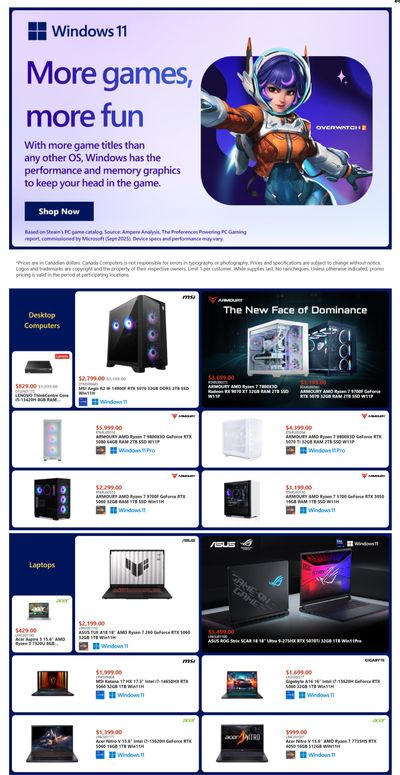 Canada Computers Flyer February 27 to March 5