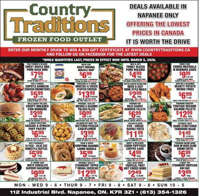 Country Traditions Flyer February 26 to March 5