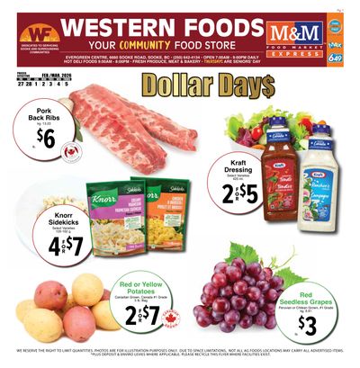 Western Foods Flyer February 27 to March 5