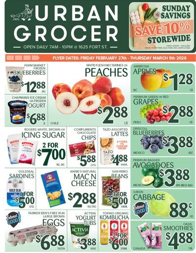 Urban Grocer Flyer February 27 to March 5