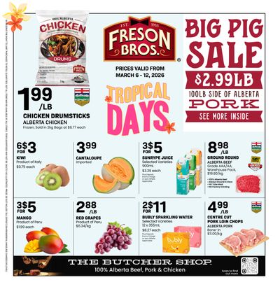 Freson Bros. Flyer March 6 to 12