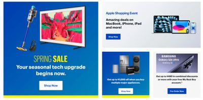 Best Buy Canada Spring Sale: Save up to $400 on Select Laptops, up to $1,000 on Big Screen TVs + More