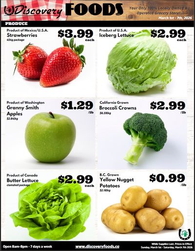 Discovery Foods Flyer March 1 to 7
