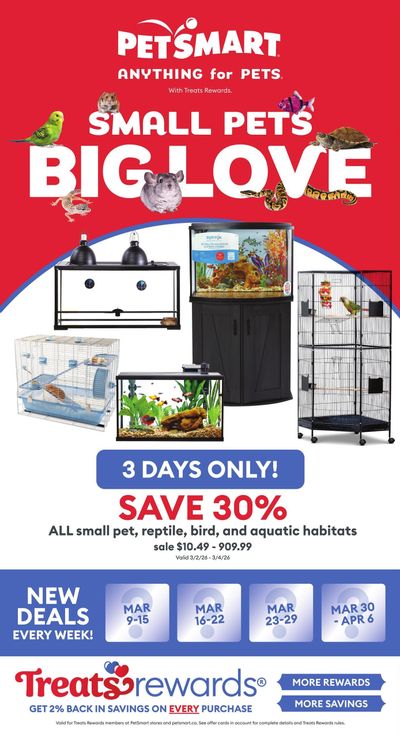 PetSmart Flyer March 2 to April 6