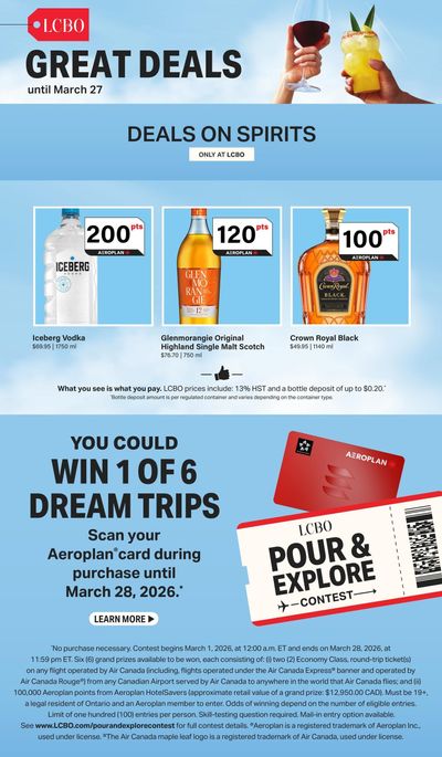 LCBO Flyer March 1 to 27