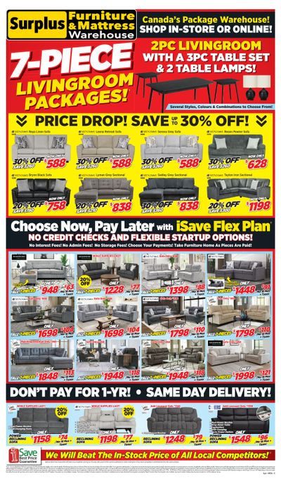 Surplus Furniture & Mattress Warehouse (Sydney) Flyer March 2 to 15