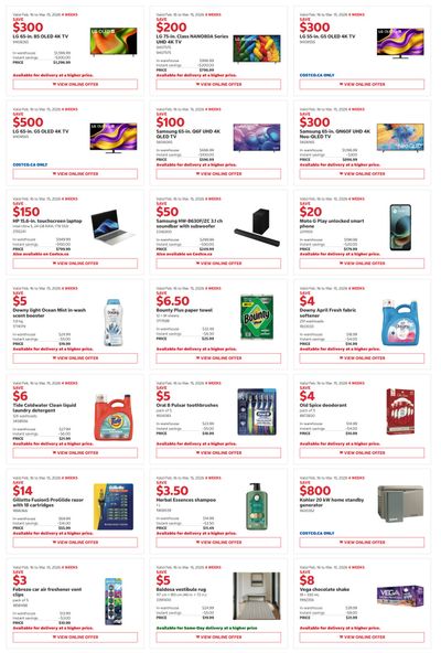Costco (West, ON, Atlantic Canada) Warehouse Offers March 2 to 15
