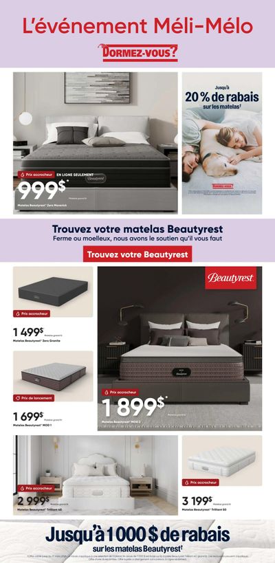 Dormez-vous Flyer March 3 to 10