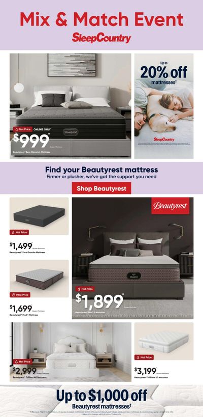 Sleep Country Flyer March 3 to 10