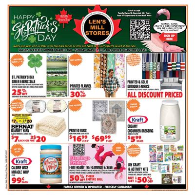 Len's Mill Stores Flyer March 2 to 15