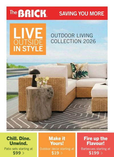 The Brick Outdoor Living Flyer March 2 to September 24