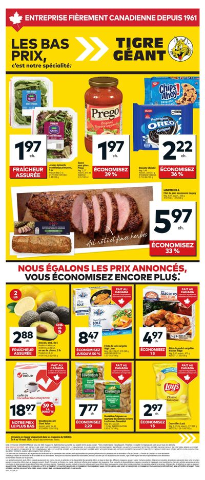 Tigre Géant Flyer March 4 to 10