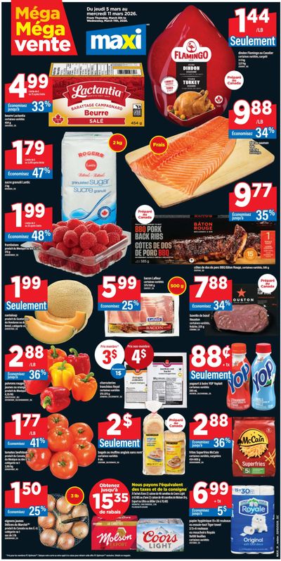 Maxi Flyer March 5 to 11