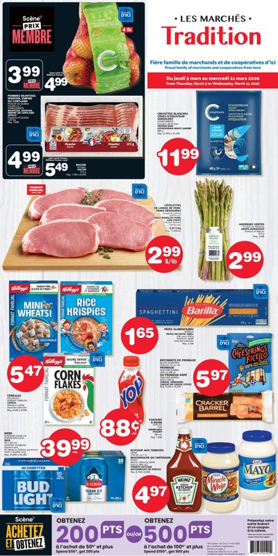 Marche Tradition (QC) Flyer March 5 to 11