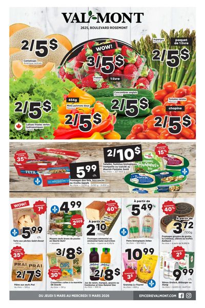 Val-Mont Flyer March 5 to 11