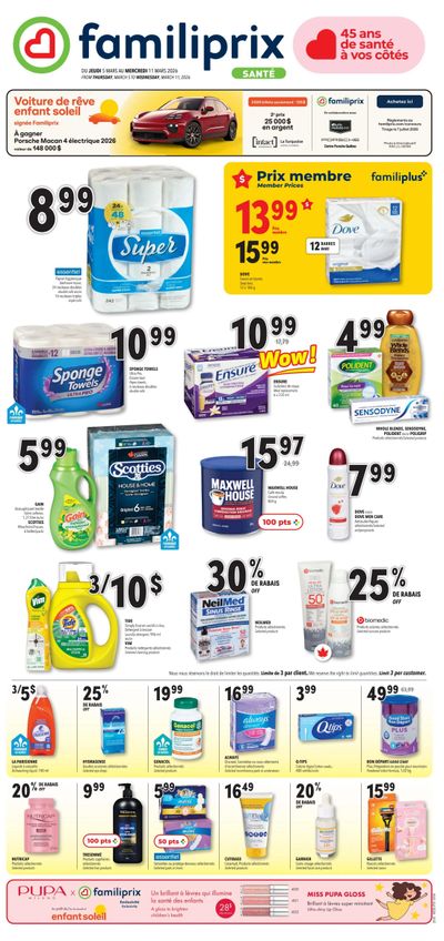 Familiprix Sante Flyer March 5 to 11