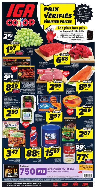 IGA (NB) Flyer March 5 to 11