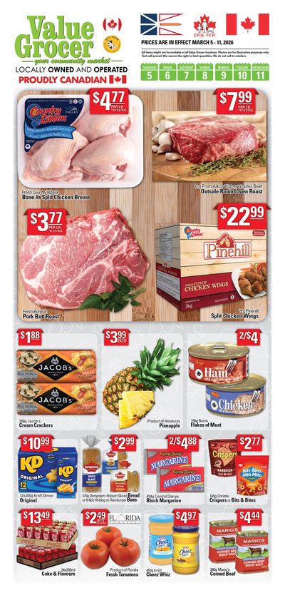 Value Grocer Flyer March 5 to 11