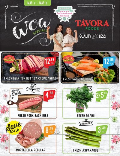 Tavora Foods Flyer March 2 to 8