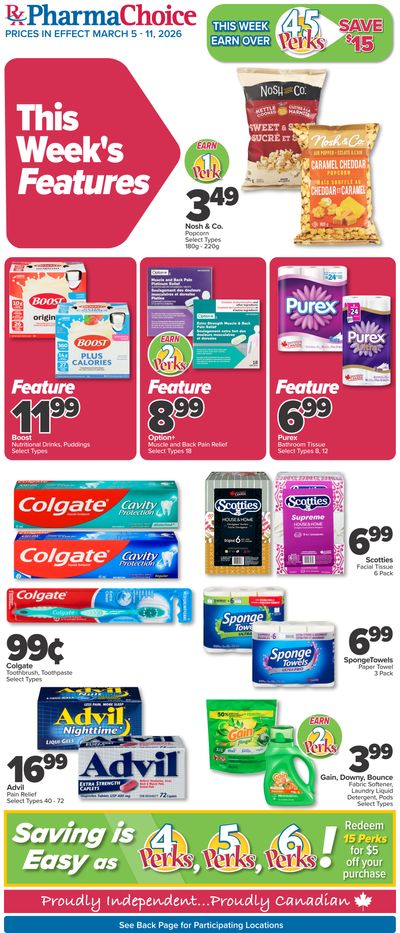 PharmaChoice (BC, AB, SK & MB) Flyer March 5 to 11